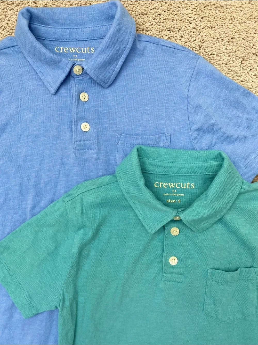 Crewcuts Boys' Polo Pack in Blue and Teal-Size S